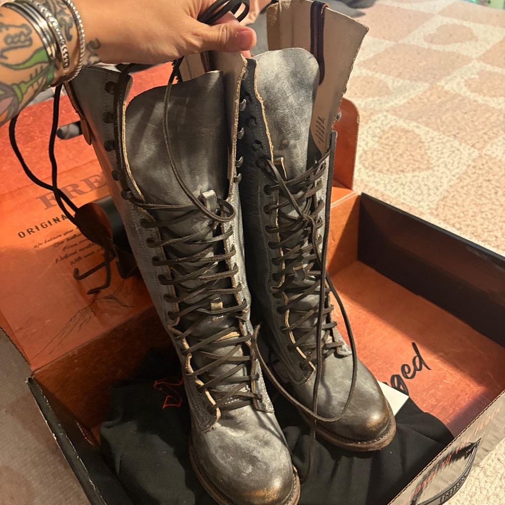 Freebird Grany Ice Lace-Up Boots worn 1x